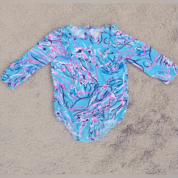 Lilly Pulitzer Velma Ruffle Bodysuit - Picture 1 of 3